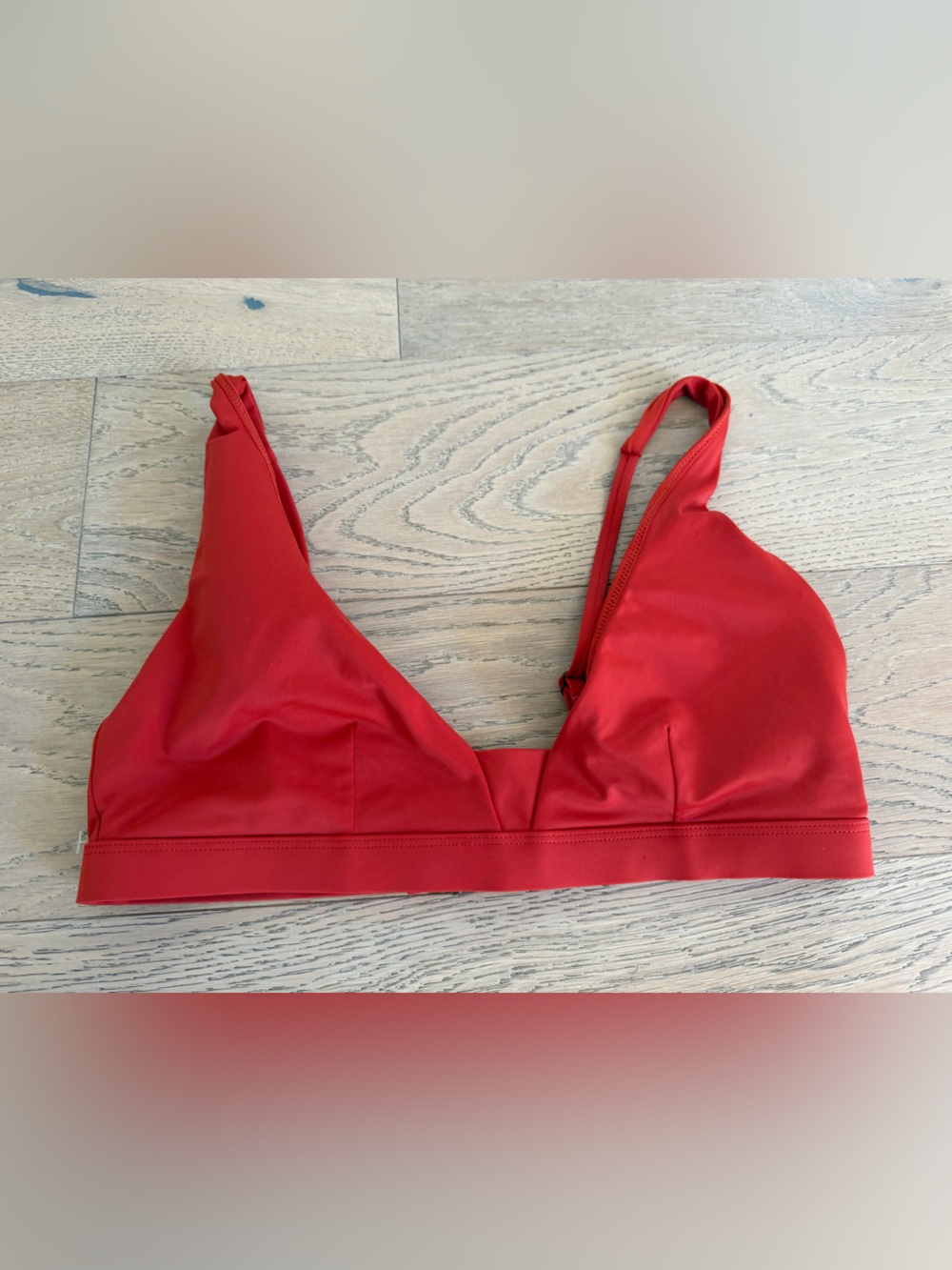 Andie The Tahiti Top Bikini Swimsuit Red Chili Pepper Size L